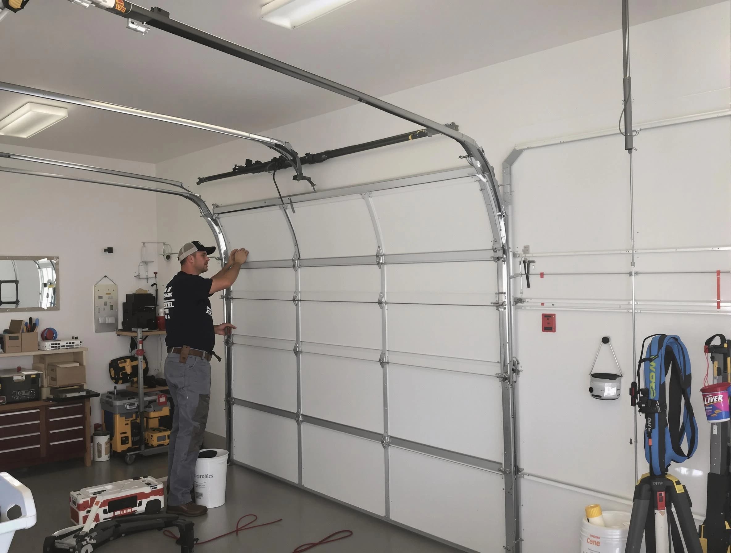 Glenshaw Garage Door Repair team installing new garage door in Glenshaw