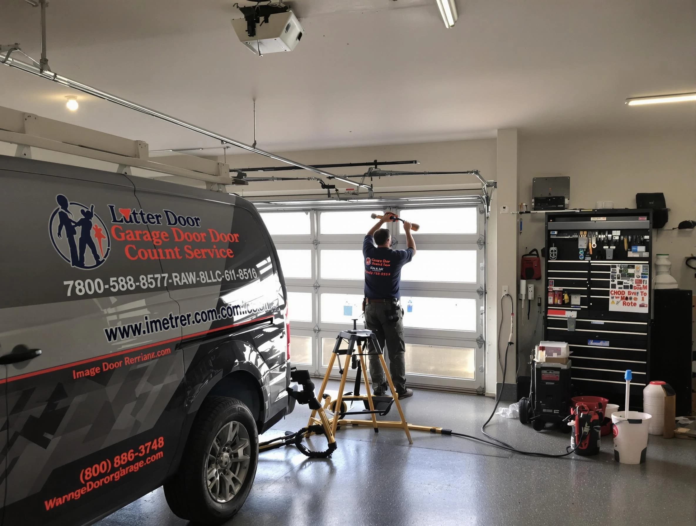 Glenshaw Garage Door Repair rapid response team performing same-day repair in Glenshaw