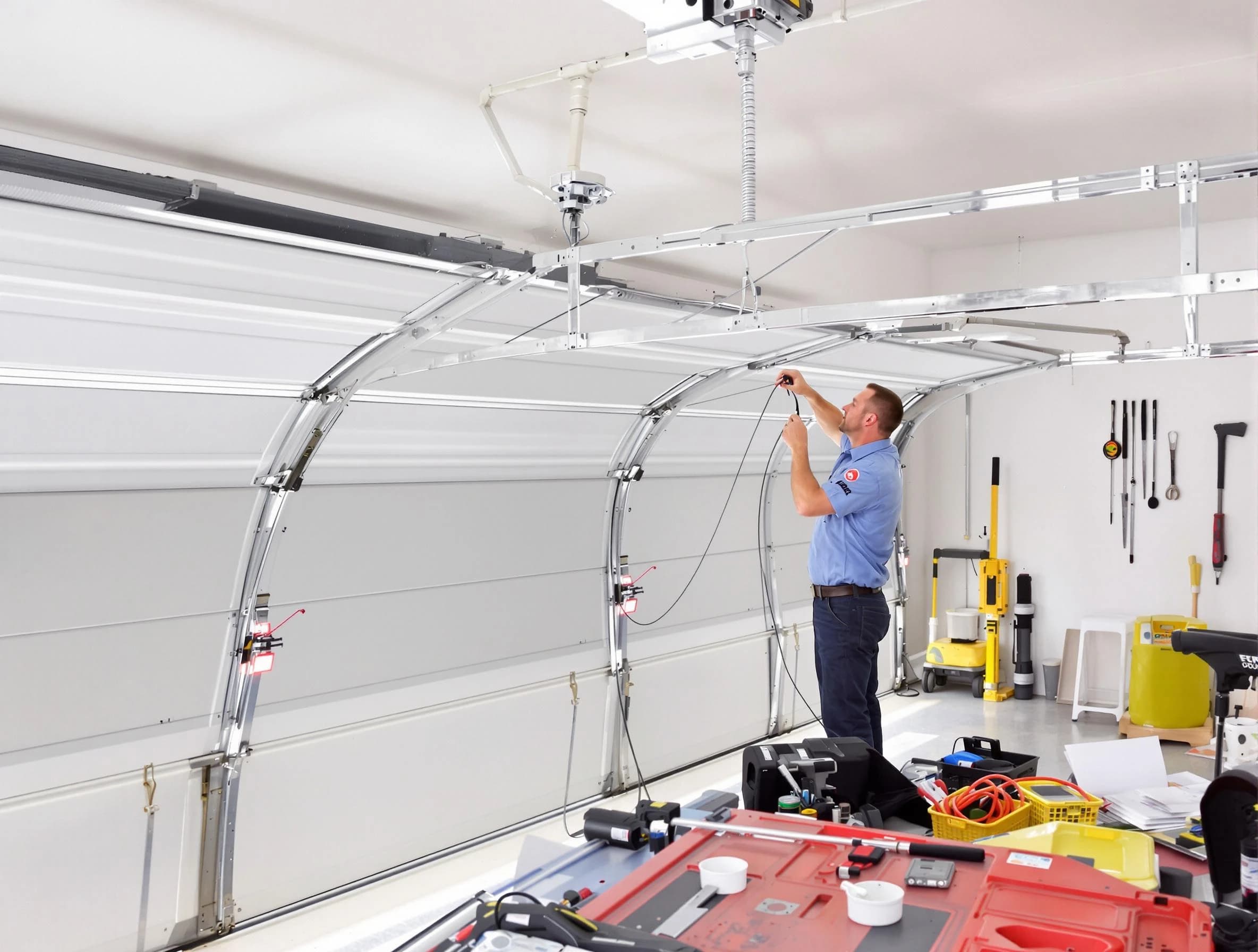 Garage door cable repair service by Glenshaw Garage Door Repair in Glenshaw