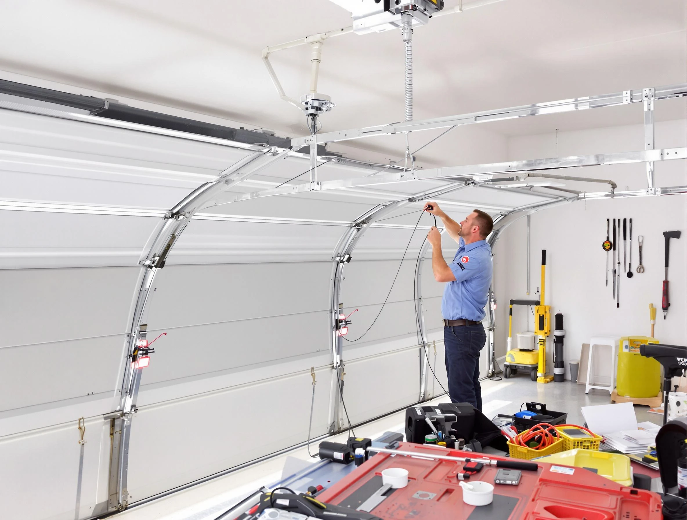 Garage door cable repair service by Glenshaw Garage Door Repair in Glenshaw