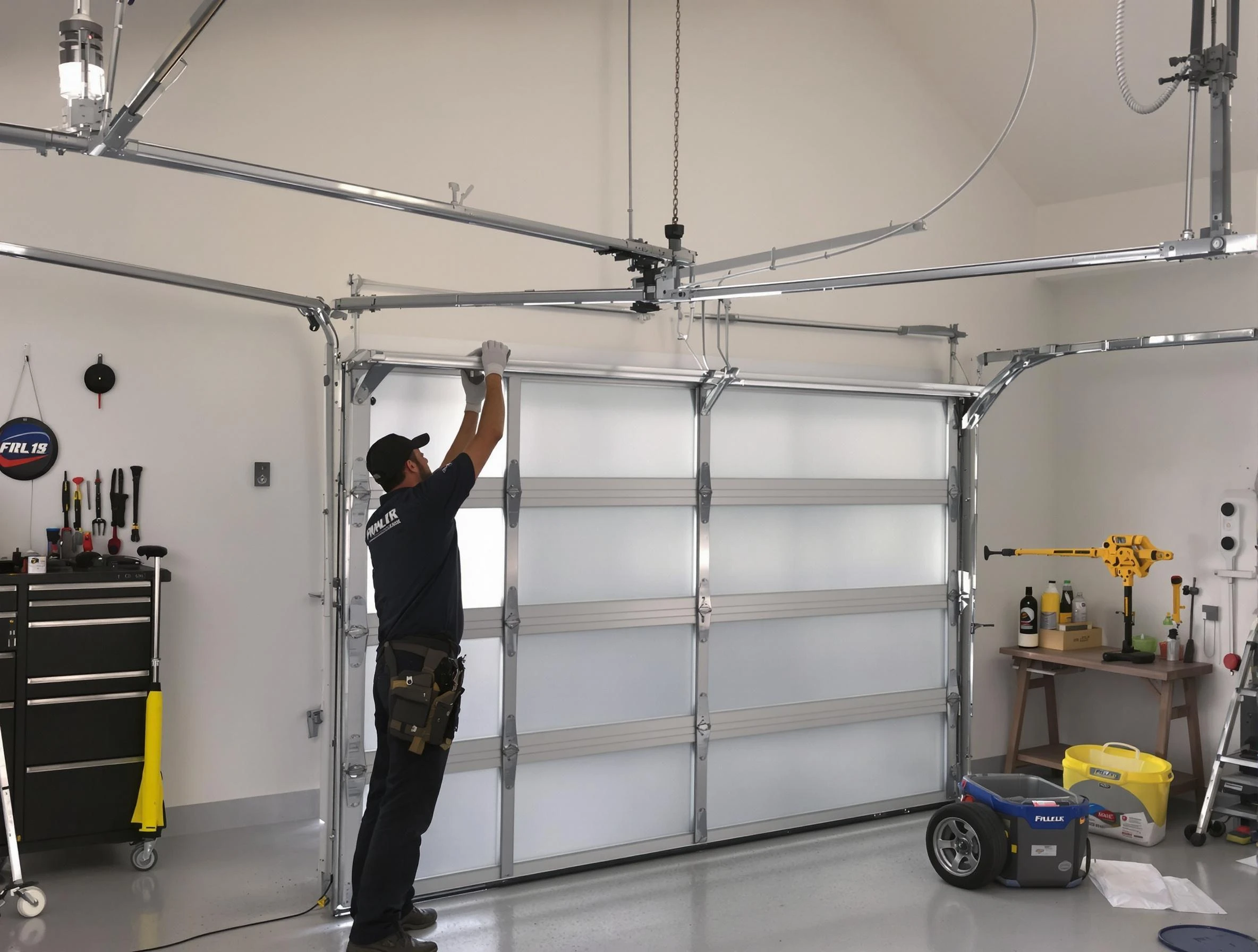 Glenshaw Garage Door Repair certified team performing precision garage door installation in Glenshaw