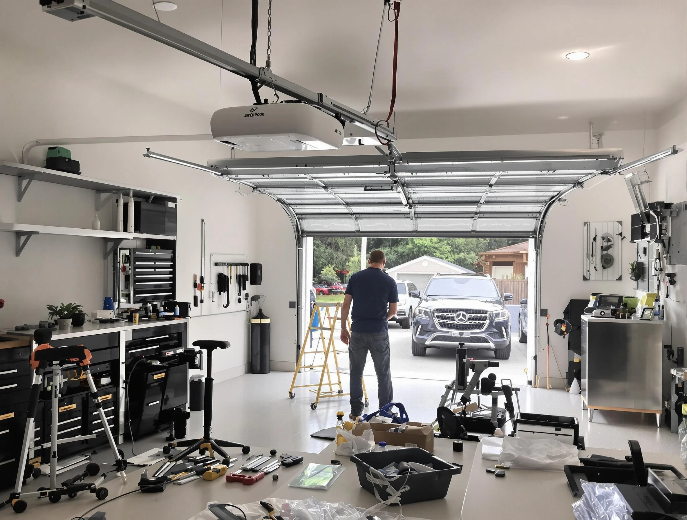 Garage door opener installation by Glenshaw Garage Door Repair in Glenshaw