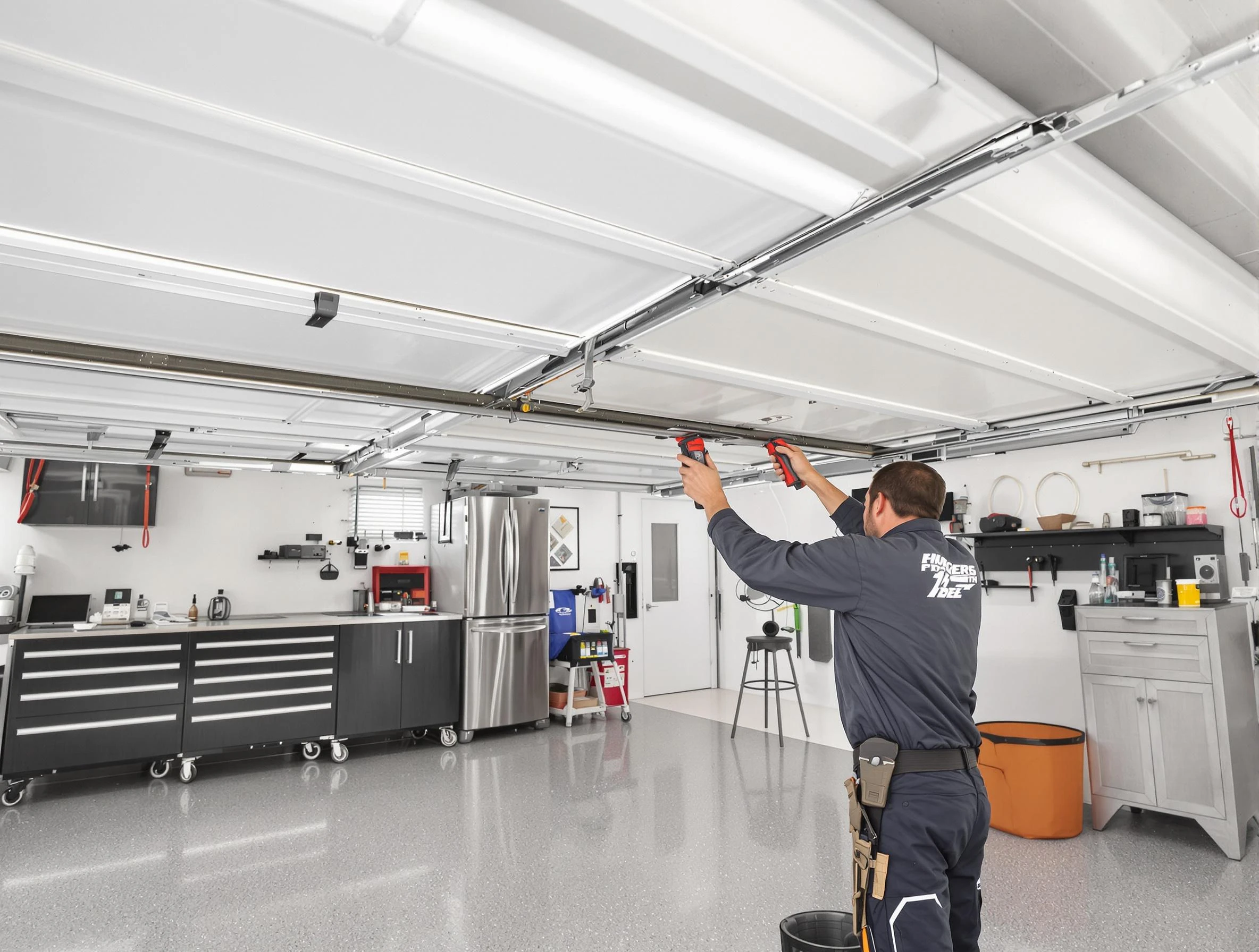 Overhead garage door repair service by Glenshaw Garage Door Repair in Glenshaw