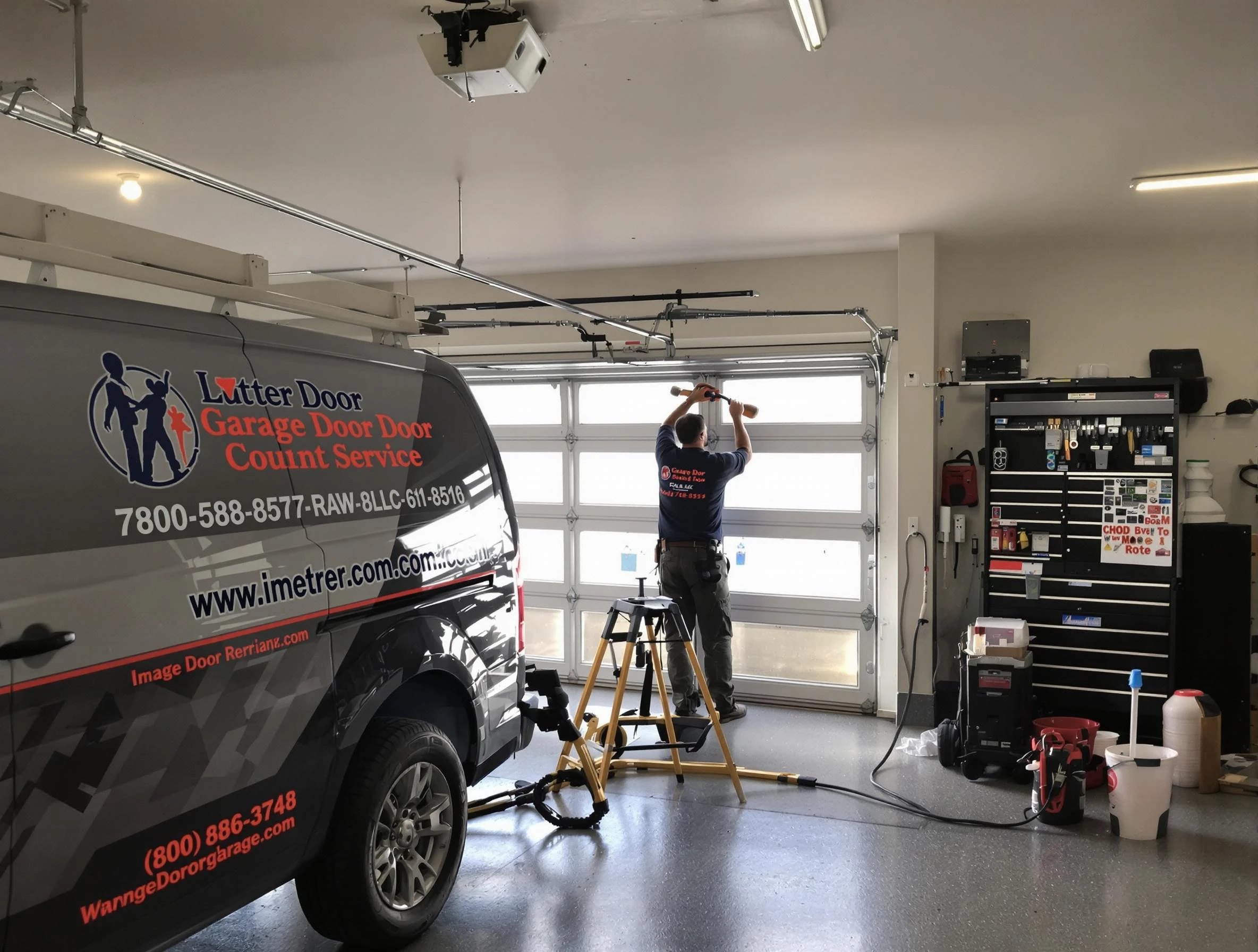 Glenshaw Garage Door Repair rapid response team performing same-day repair in Glenshaw